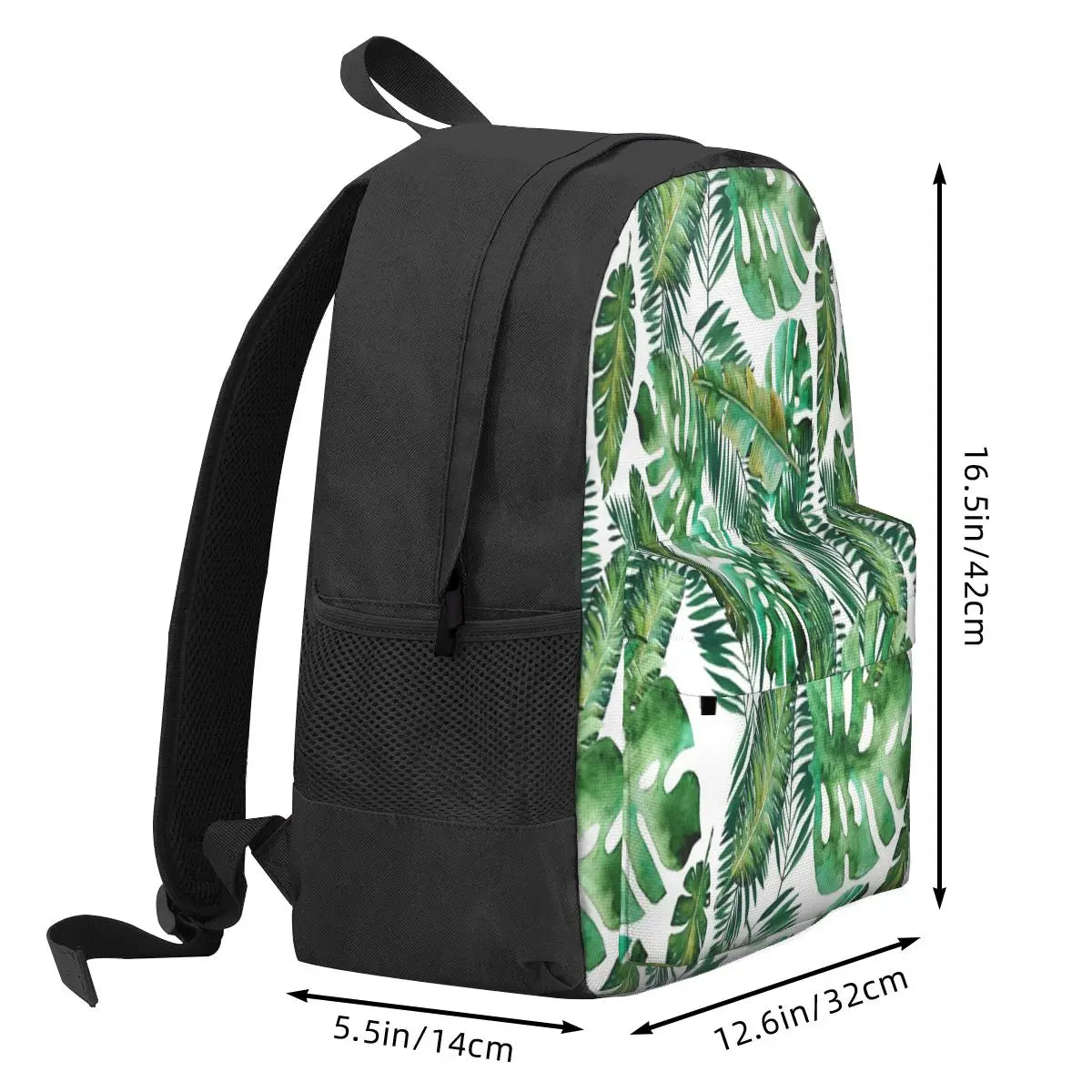 Monstera Banana Palm Leaf 1 Backpacks Men Women's Backpack
