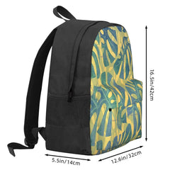 Monstera Maze Backpacks Men's Rucksack Waterproof