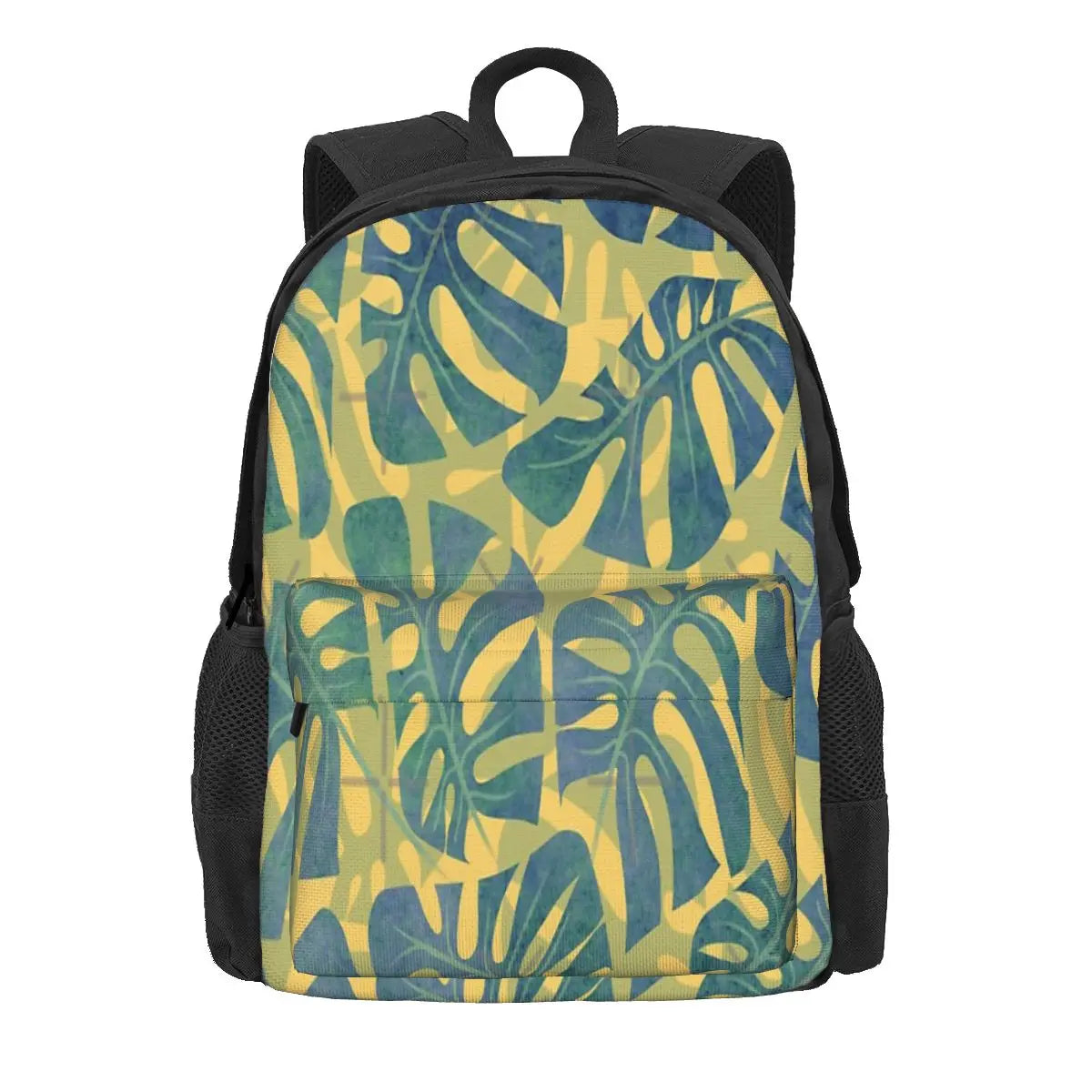 Monstera Maze Backpacks Men's Rucksack Waterproof