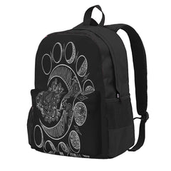 Moon Phases At Midnight Backpacks Men's Backpacks Bags For Women Vintage
