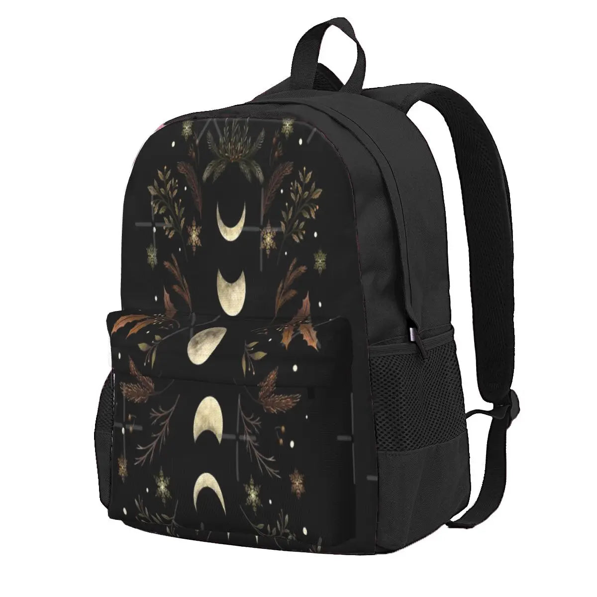 Moonlit Garden-Winter Brown Backpacks Men's Backpacks Bags For Women Own