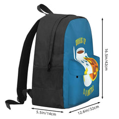 Morning Battle Backpacks Men's and Women's Recycled Handbag