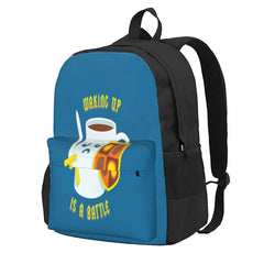 Morning Battle Backpacks Men's and Women's Recycled Handbag