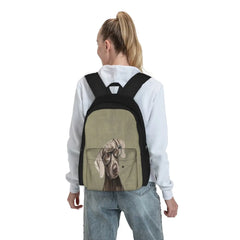 Men's Kpop Backpack Weimaraner 1 Bag For Women Men