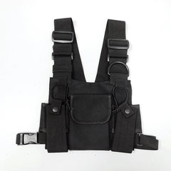 Ms Tactical Shoulder Bags Chest Rig Bag Hip Hop Streetwear Unisex