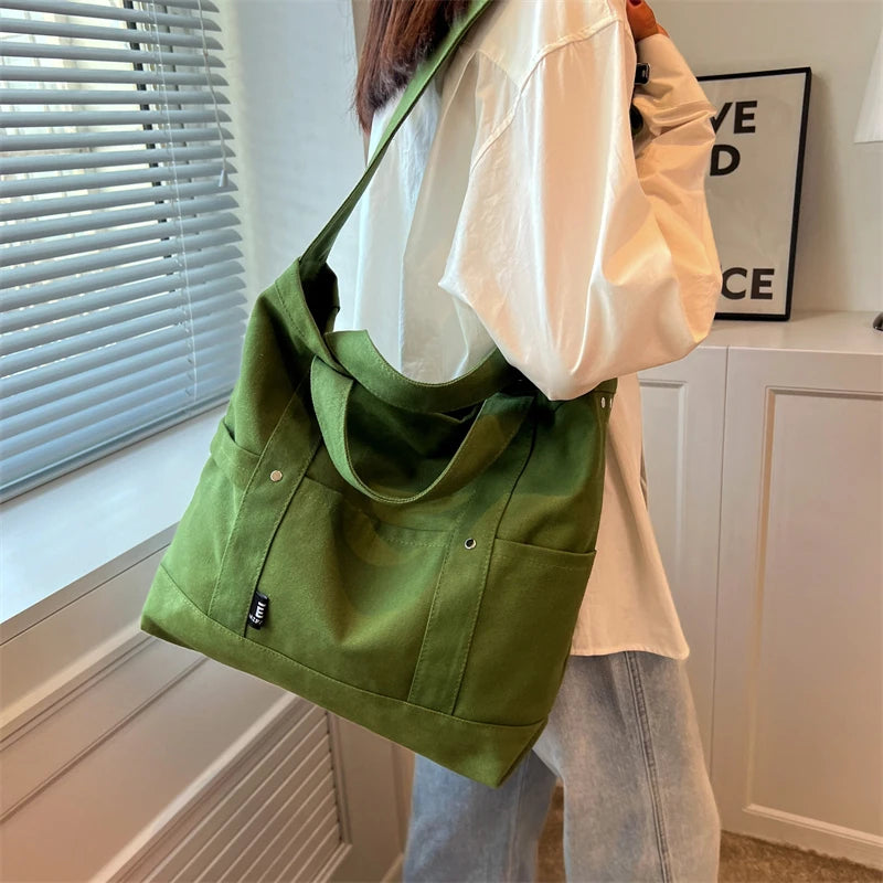 Canvas High Street Hip Hop Messenger Bag
