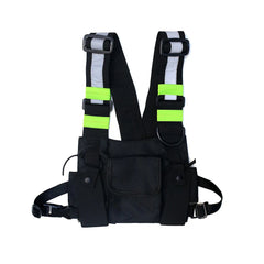 Multi-Pockets Reflective Tactical Bag Belt Bag Pouch Packs Men Women