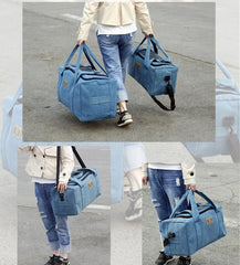 Large Capacity Multi-color Canvas Duffel Bag - Travel Bag