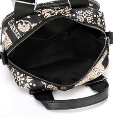 Multi-function Vintage Printing Bag Shoulder Crossbody Tote Handbags Purses