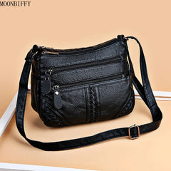 Multi-layer Crossbody Bags Small Bag Red Handbag Wallet