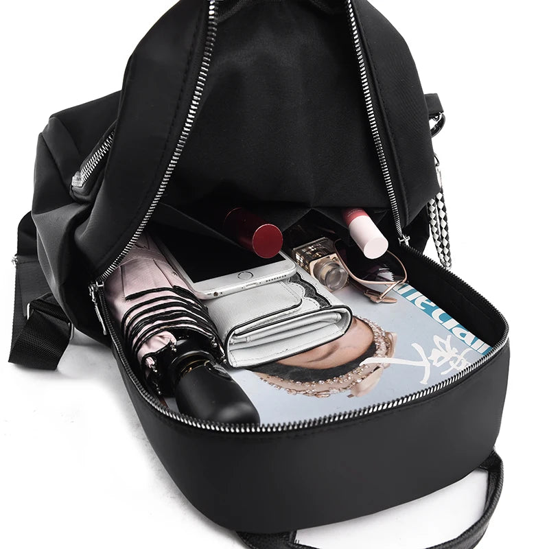 Multi-pocket Shoulder Bags Female Backpack Oxford cloth Women Backpack