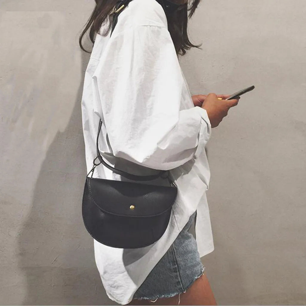 Women Leather Belt Bag Phone Pouch Fanny Pack Crossbody Bags #40
