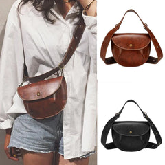 Women Leather Belt Bag Phone Pouch Fanny Pack Crossbody Bags #40