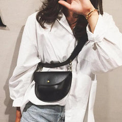 Women Leather Belt Bag Phone Pouch Fanny Pack Crossbody Bags #40