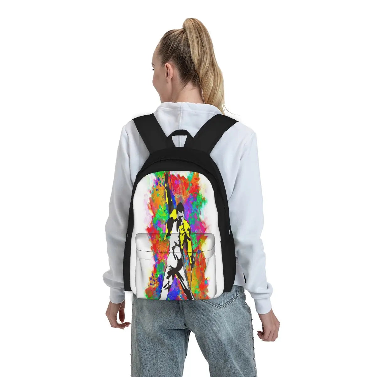 Multicolor Freddie Backpacks Men's & Women's Reusable Bag