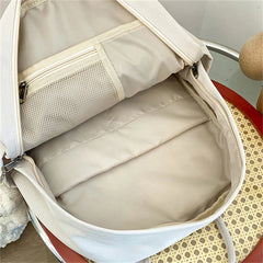 Multifunction Double Zipper Women Backpack Teenager Girls Laptop Backpack