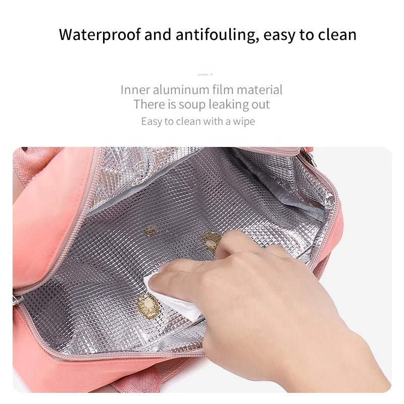 Large Capacity Waterproof Cooler Bag for Women