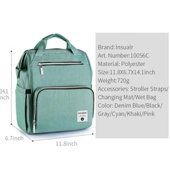 Large Capacity Waterproof Mother-baby Backpack for Travel