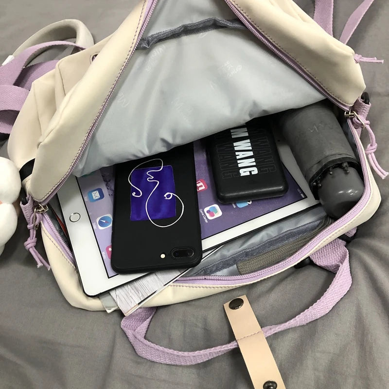 Fashion Women Backpack Teenage Girls School Bags Portable Backpacks
