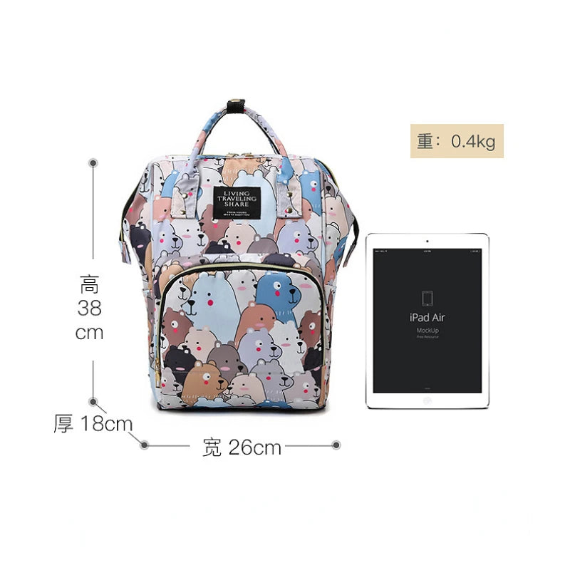 Multifunction Women Backpack Kids Stroller Bags Large Capacity Mommy Outdoor Tr
