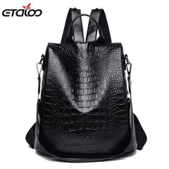 Light Lady Large Capacity School Bag Women Backpacks