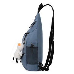 Men's Crossbody Chest Bag, Nylon Multifunction Backpack