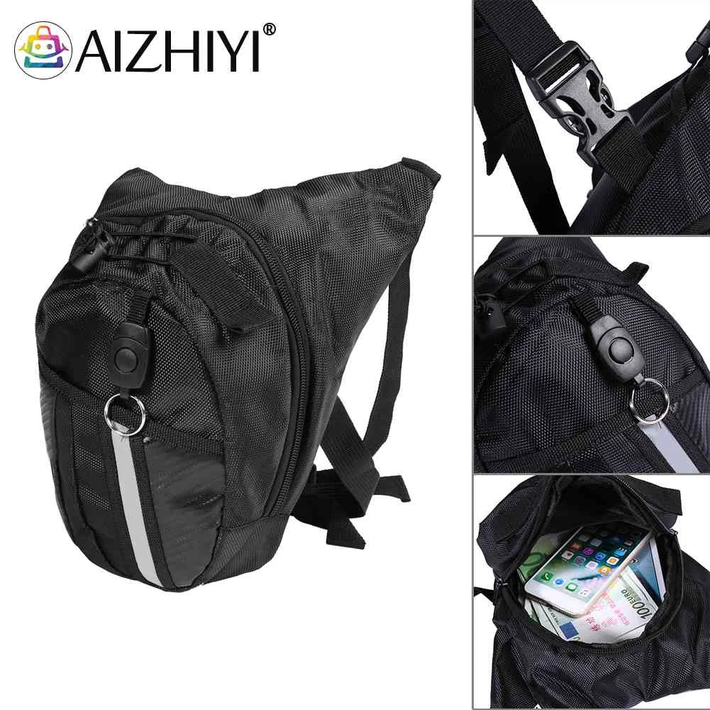 Men Drop Leg Belt Bag Waterproof Thigh Waist Fanny Pack