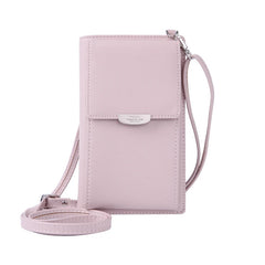 Mini PU Leather Shoulder Bag Mobile Wallet Messenger Bag