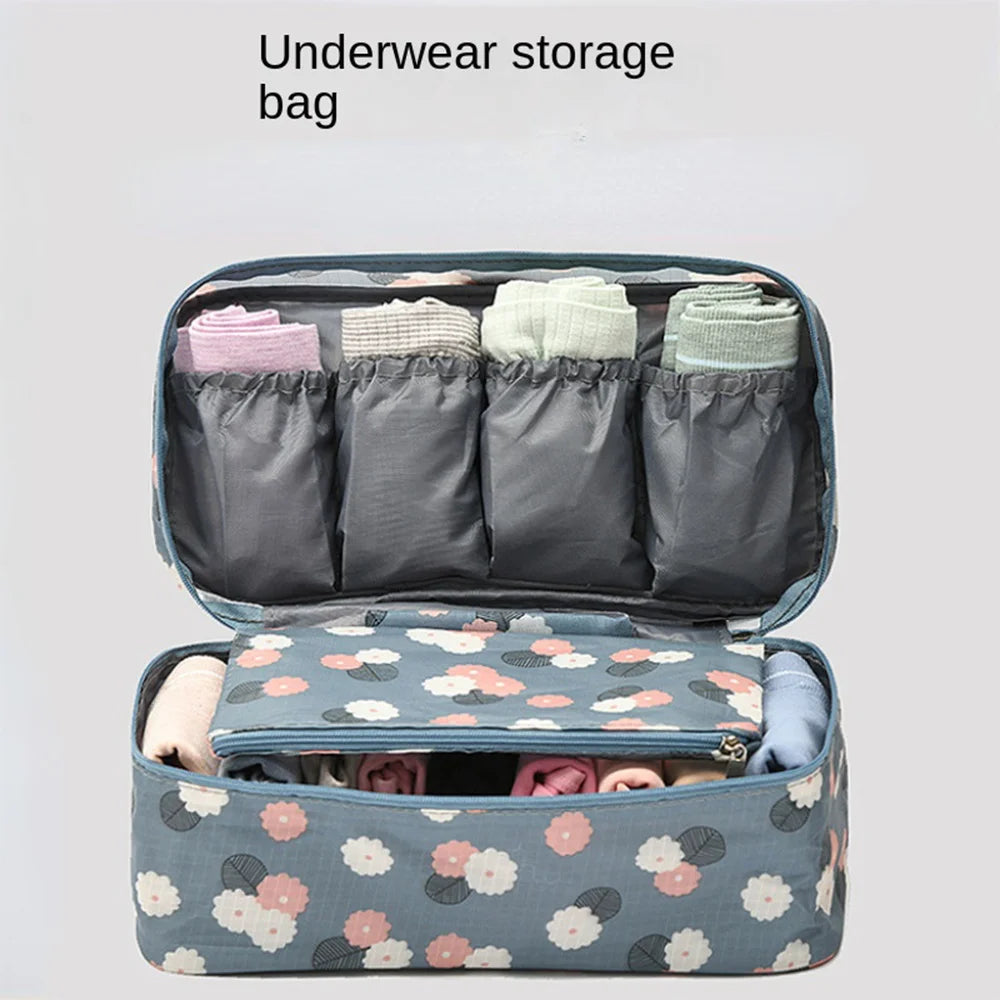 Multifunctional Toiletry Organizer Underwear Bra Bag