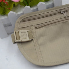 Waterproof Hidden Wallet Cloth Slim Secret Security Outdoor Closefitting Pockets