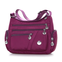 Women Crossbody Messenger Bag Waterproof Nylon Single Shoulder Pack