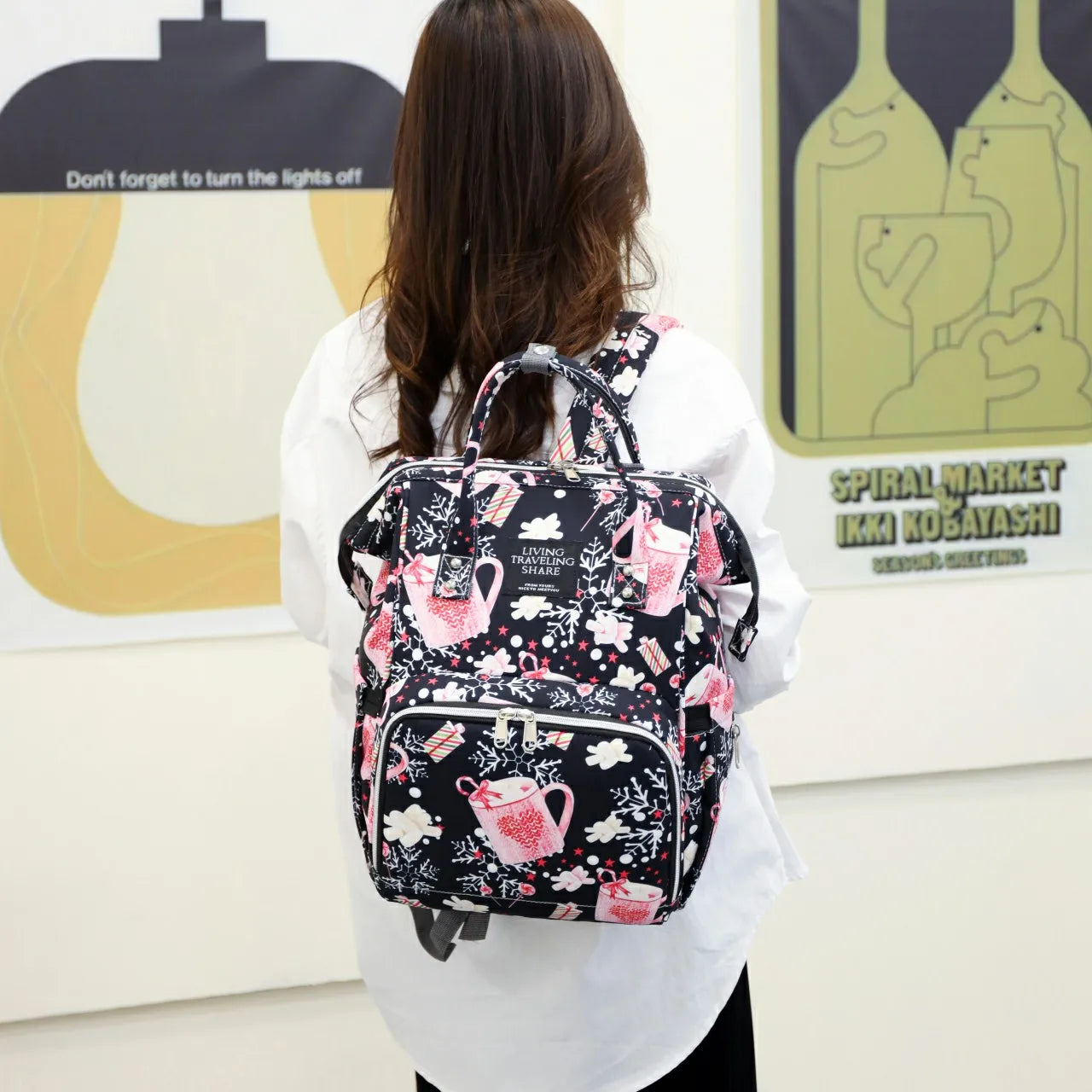 Fashionable Mummy Diaper Bag Backpack Large Capacity