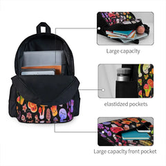 Mushroom 3 Backpacks Men's & Women's School Bag