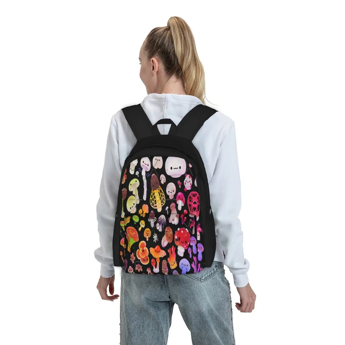Mushroom 3 Backpacks Men's & Women's School Bag