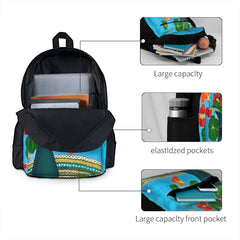 Nans Nasturtiums Backpack Men Women Schoolbag Girls Bag