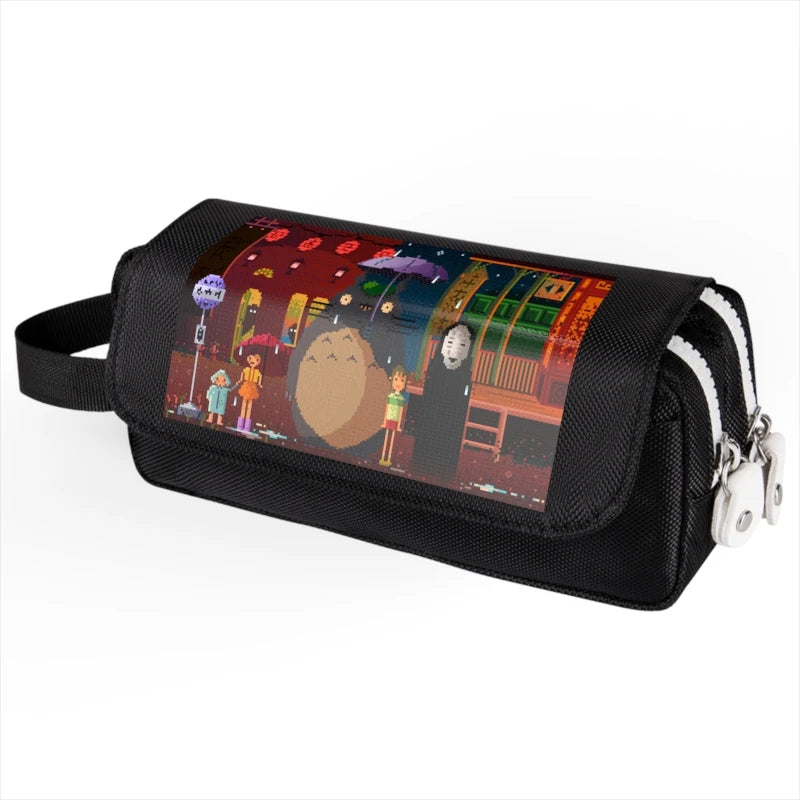 Totoro Child Pencil Case Large Capacity Boy Girl Pen Storage Bag