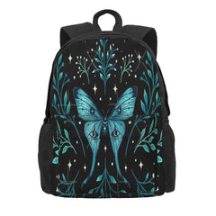 Mystical Moon Moth - Turquoise Backpacks