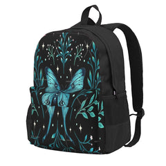 Mystical Moon Moth - Turquoise Backpacks