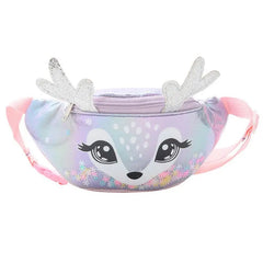 N7MF Kids Elk Print Waist Fanny Pack Belt Pouch Travel Hip Bum Shoulder Bag