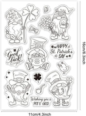Gnome Silicone Clear Stamps for Cards Making