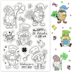 Gnome Silicone Clear Stamps for Cards Making