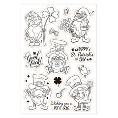 Gnome Silicone Clear Stamps for Cards Making