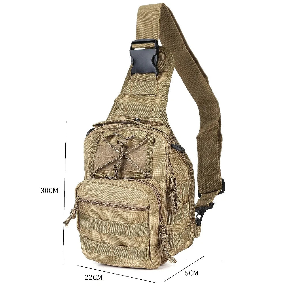Camouflage Style Shoulder Bag Chest Bag Male Bolsa