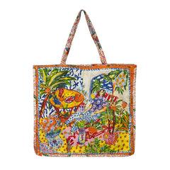 Canvas Shopping Bag Large Capacity School Shoulder Bags