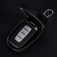 Leather Car Key Zipper Multi-Function Remote Control Protector Cover