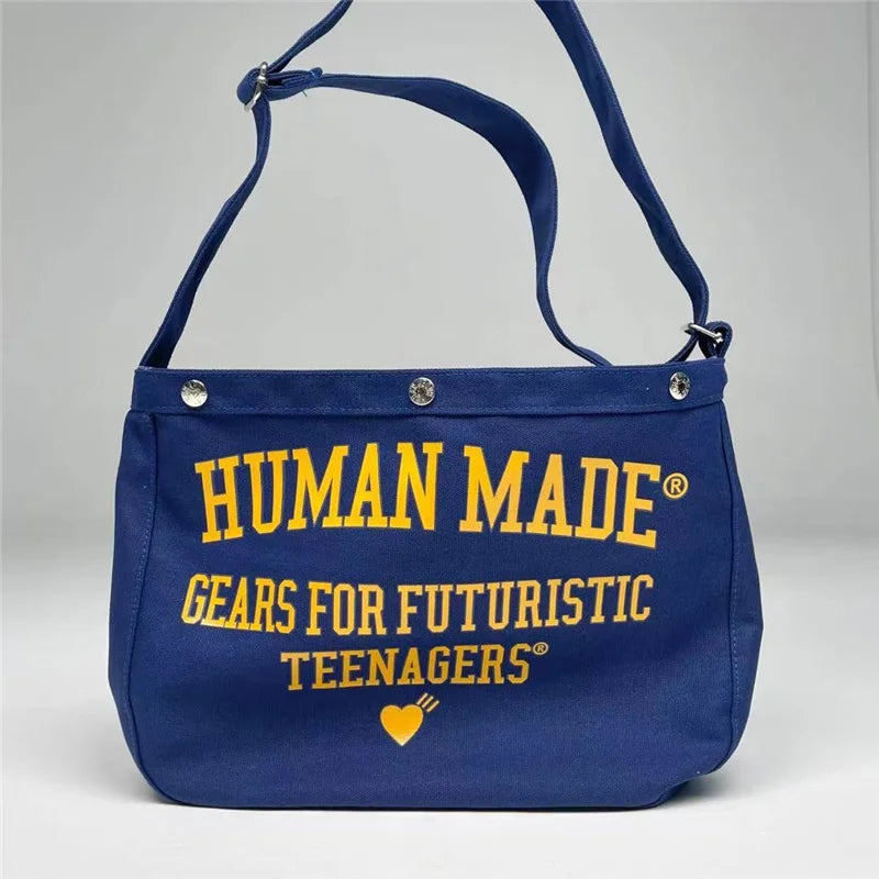 Girls Don't Cry HUMAN Canvas Bag