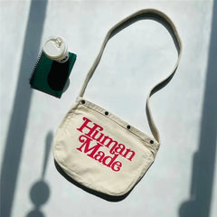 Girls Don't Cry HUMAN Canvas Bag