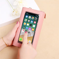 Women Touch Screen CellPhone Bag Crossbody Shoulder Bags Wallet Clutch Purse