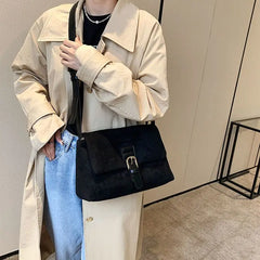 Vintage PU Leather Crossbody Bag Women's Handbag Purses