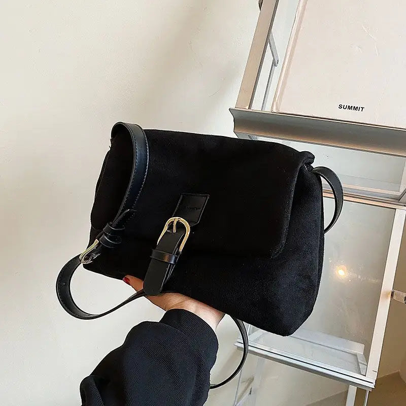 Vintage PU Leather Crossbody Bag Women's Handbag Purses